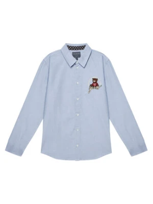 Guess Koszula L4BH02 W9CL0 Niebieski Regular Fit
