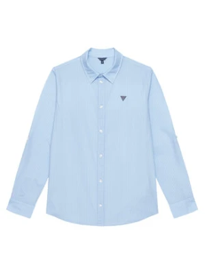 Guess Koszula L6RH02 WE5W0 Niebieski Regular Fit