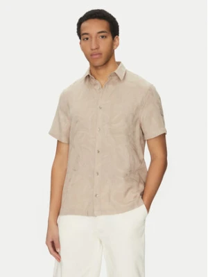 Guess Koszula M5GH26 WH7V2 Beżowy Regular Fit