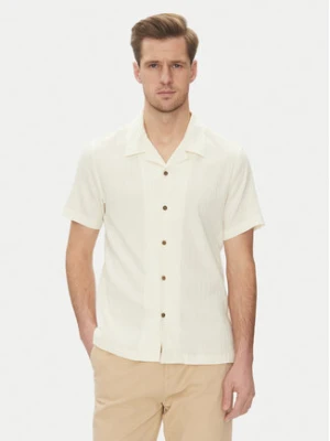 Guess Koszula M5GH67 WH340 Écru Regular Fit Kremowy