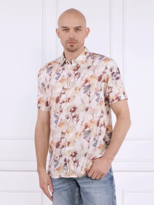 GUESS Koszula RAYON DSRT POPPY | Slim Fit