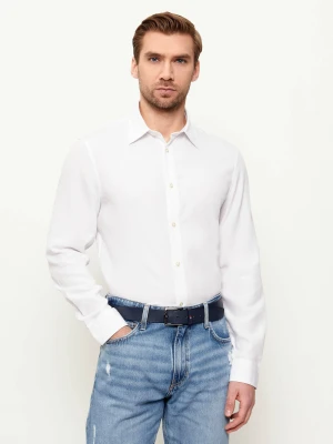 GUESS Koszula | Regular Fit | z dodatkiem lnu