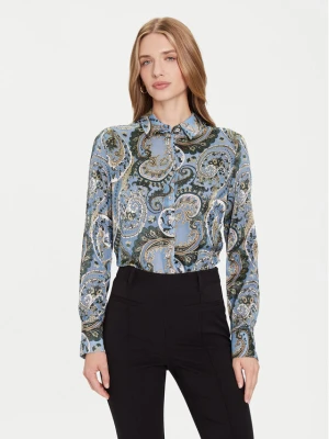 Guess Koszula W5BH78 W2770 Niebieski jasny Regular Fit