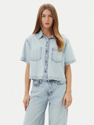 Guess Koszula W5GH0F D5M83 Niebieski Regular Fit