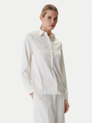 Guess Koszula W5RH40 WFQC2 Écru Regular Fit Kremowy
