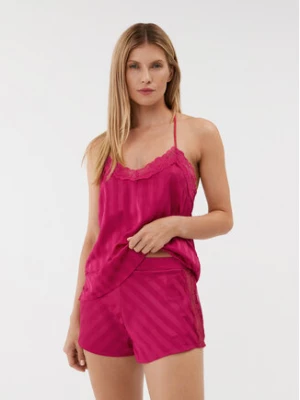 Guess Koszulka piżamowa O3BX02 WF3L2 Różowy Regular Fit