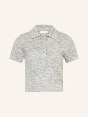 Guess Koszulka Polo Z Dzianiny grau