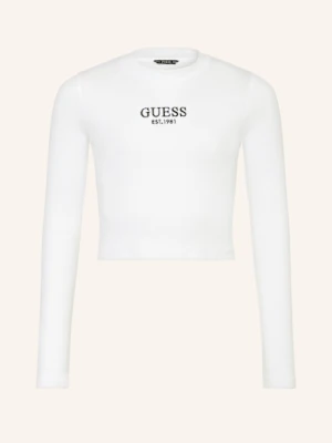 Guess Koszulka Z Długim Rękawem weiss
