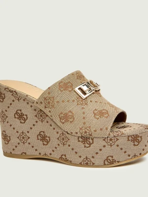 Zdjęcie produktu Guess Koturny EVENZA | z dodatkiem skóry