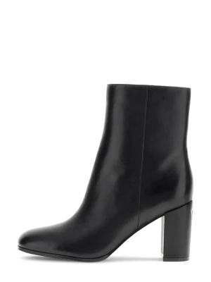 Guess Botki FLFBER LEA10 Czarny