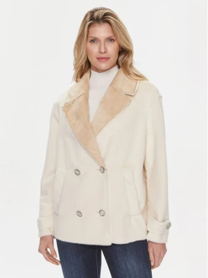 Guess Kożuch Sabrina W4RL37 WFZV0 Beżowy Regular Fit