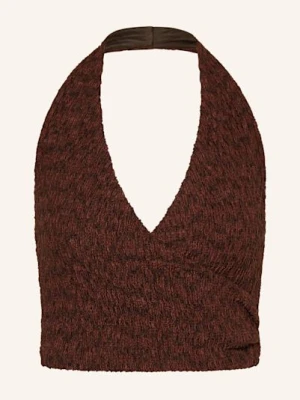 Guess Krótki Top Naleny braun