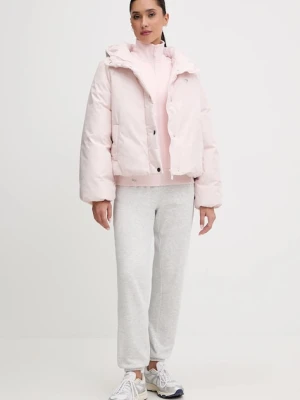 Guess kurtka 4G kolor różowy zimowa oversize V5BL07 WGLW2