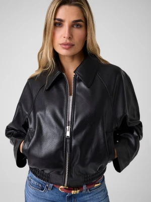 GUESS Kurtka Audrine | Relaxed fit czarny
