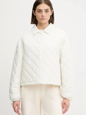 Guess kurtka BIANCA kolor beżowy przejściowa V5YL13 WHE92