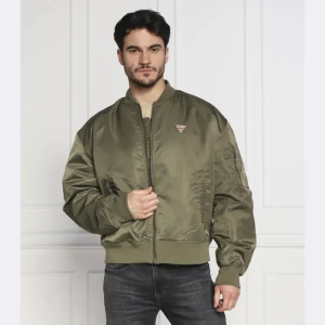 GUESS Kurtka bomber guess x brandalised with graffiti by banksy | Regular Fit