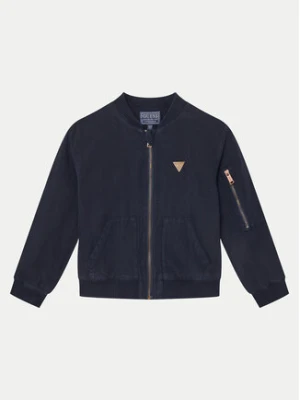 Guess Kurtka bomber L5GL02 WG5G0 Granatowy Regular Fit