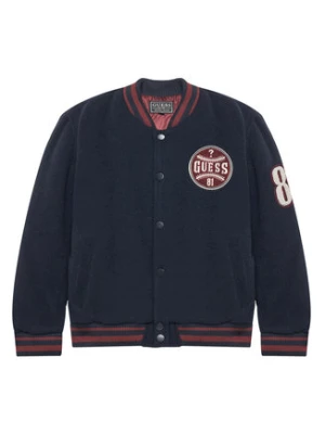 Guess Kurtka bomber L5YL06 WHE70 Granatowy Regular Fit