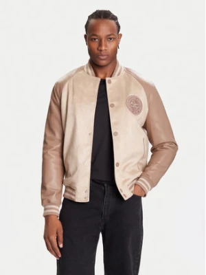 Guess Kurtka bomber M5BL2B K1062 Beżowy Regular Fit