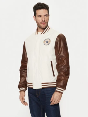 Guess Kurtka bomber M5RL19 WGU82 Biały Regular Fit