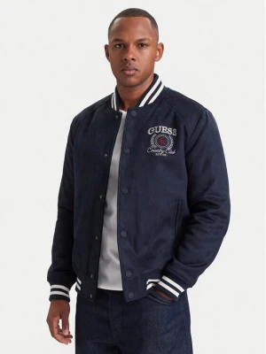 Guess Kurtka bomber M6YL23 W2814 Granatowy Regular Fit