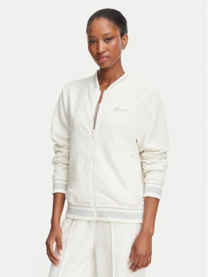 Guess Kurtka bomber W6YQ15 K4353 Kremowy Regular Fit
