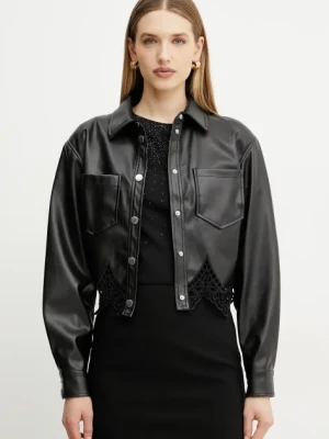 Guess kurtka CLOTHILDE kolor czarny przejściowa W5GL22 WH6P0