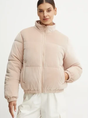 Guess kurtka COUTURE damska kolor beżowy zimowa V4BL03 KBXI2