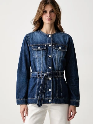 Guess kurtka damska jeansowa YUNA granatowy
