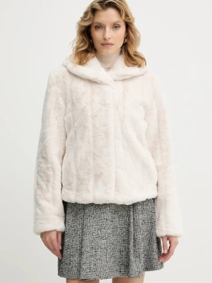 Guess kurtka damska kolor beżowy przejściowa