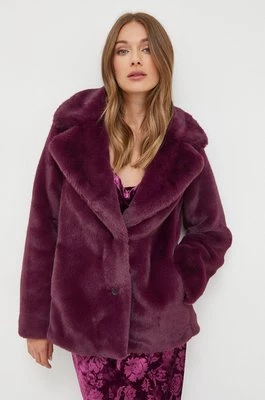 Guess kurtka damska kolor fioletowy przejściowa