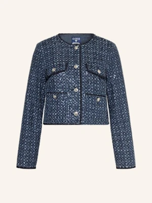 Guess Kurtka Elisa Z Cekinami blau