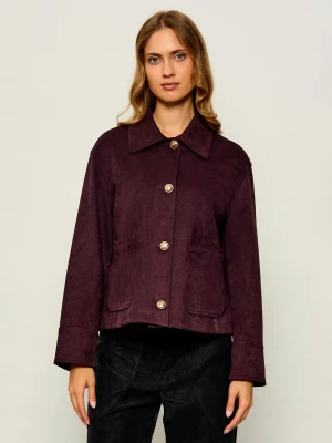 GUESS Kurtka Grace | Regular Fit bordowy