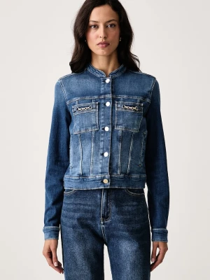 Guess kurtka jeansowa damska IVY niebieski