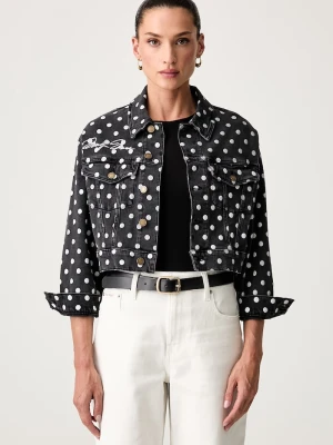 Guess kurtka jeansowa damska ROSALYN szary