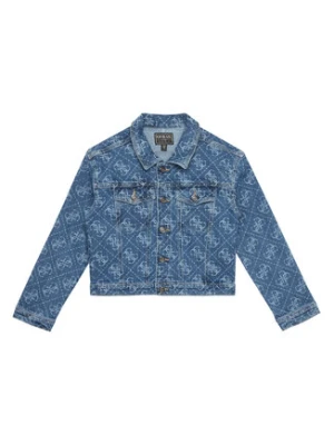 Guess Kurtka jeansowa J6RL02 D5FM0 Niebieski Regular Fit