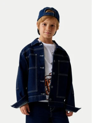 Guess Kurtka jeansowa L6GL02 D8110 Granatowy Regular Fit