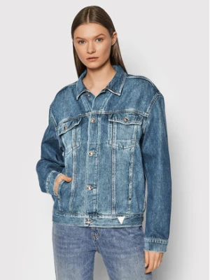 Guess Kurtka jeansowa W2RN16 D3Y0V Niebieski Regular Fit