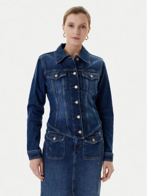 Guess Kurtka jeansowa W5YN49 D5QP4 Granatowy Regular Fit