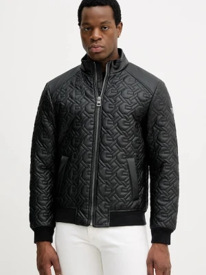 Guess kurtka kolor czarny przejściowa M5BL2E W1050