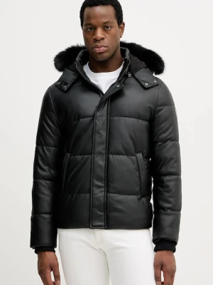 Guess kurtka kolor czarny zimowa M5BL2F W1050