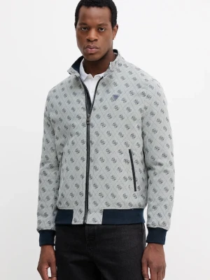 Guess kurtka kolor niebieski przejściowa M5YL04 WGUE0