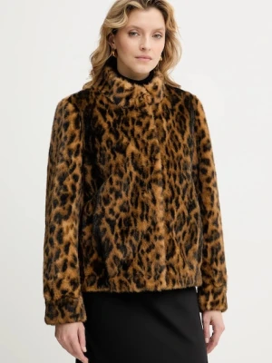 Guess kurtka LUNA kolor brązowy przejściowa W5BL65 W3900