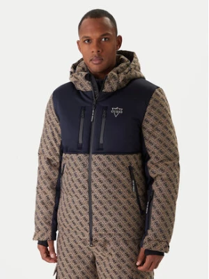 Guess Kurtka narciarska M5BL0N WF182 Beżowy Regular Fit