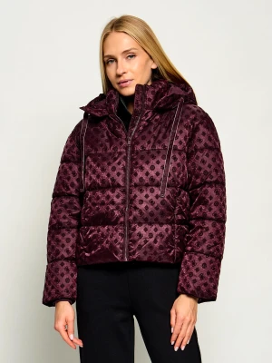 GUESS Kurtka New Daisy | Regular Fit bordowy