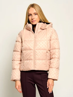 GUESS Kurtka New Daisy | Regular Fit pudrowy róż