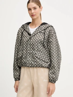 Guess kurtka PEONY kolor szary przejściowa V5YL02 WH492