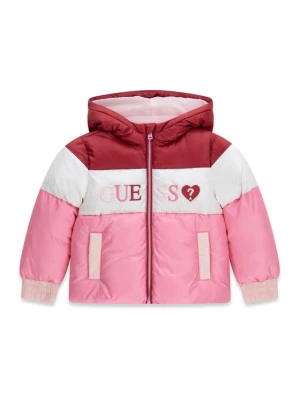 Guess Kurtka przejściowa K6YL01 W2576 Różowy Regular Fit