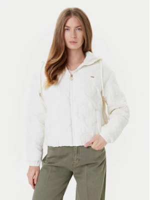 Guess Kurtka przejściowa V5YL03 WHEB2 Écru Regular Fit