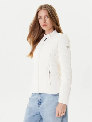 Guess Kurtka przejściowa W5YL13 WHDQ0 Écru Regular Fit